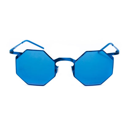 Italia Independent Blue Metal Sunglasses for Unisex Fashion