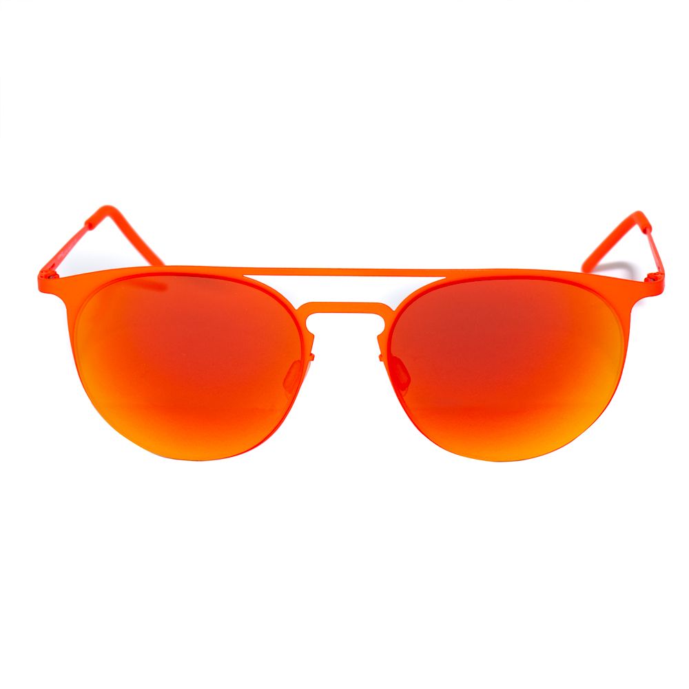 Italia Independent Unisex Orange Metal Sunglasses