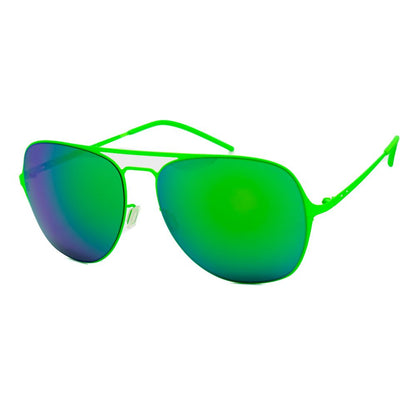 Italia Independent Men's Sunglasses – Green Metal Frame