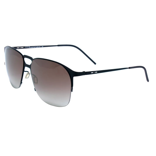 Italia Independent Black Metal Sunglasses – Stylish Men's Eyewear