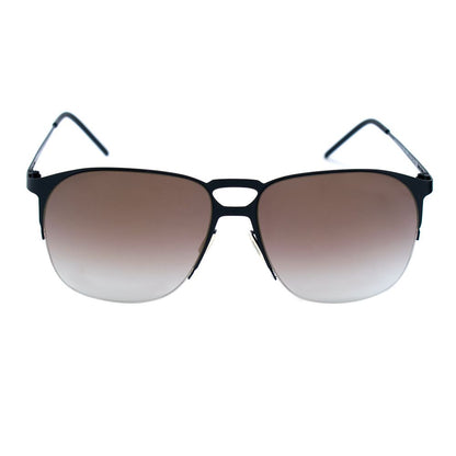 Italia Independent Black Metal Sunglasses – Stylish Men's Eyewear