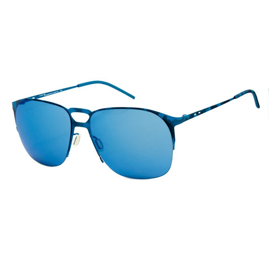 Italia Independent Women's Sunglasses – Blue Metal Frame, 57mm Lenses