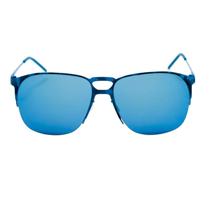 Italia Independent Women's Sunglasses – Blue Metal Frame, 57mm Lenses