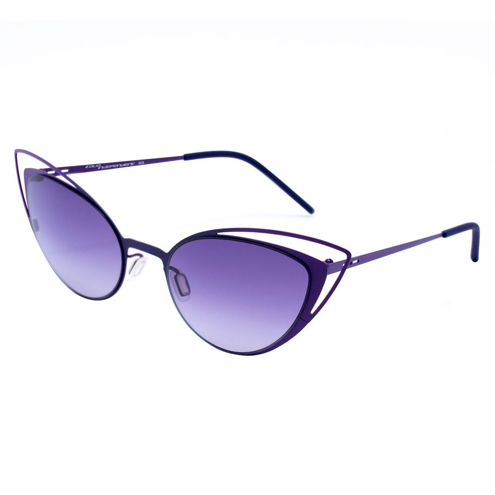 Italia Independent Women's Sunglasses – Purple Metal Frame