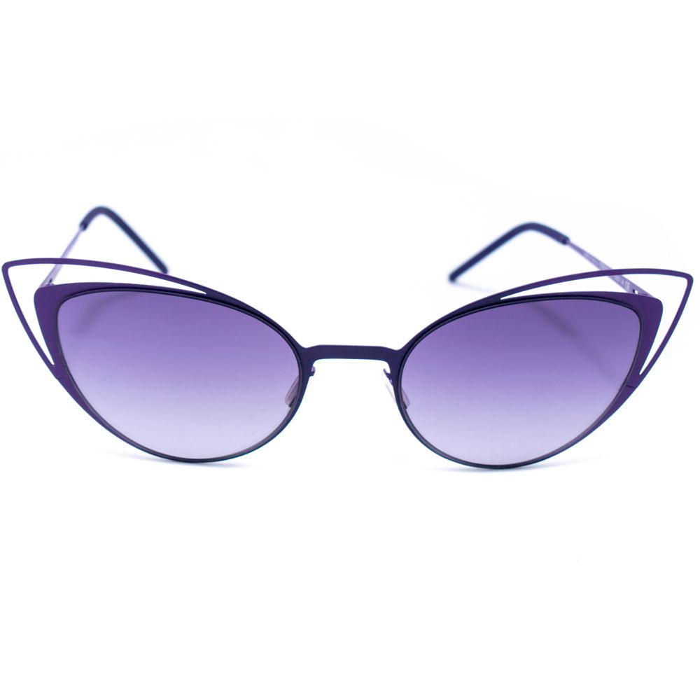 Italia Independent Women's Sunglasses – Purple Metal Frame