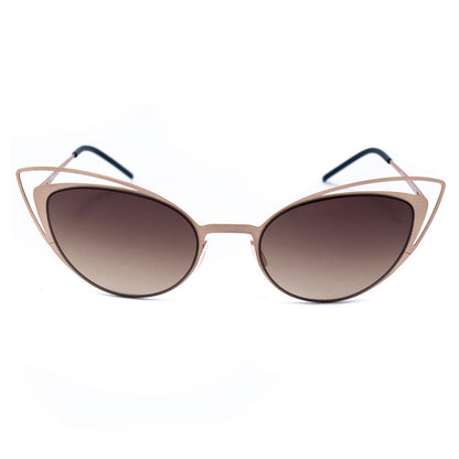 Italia Independent Women’s Sunglasses – Golden Metal Frame