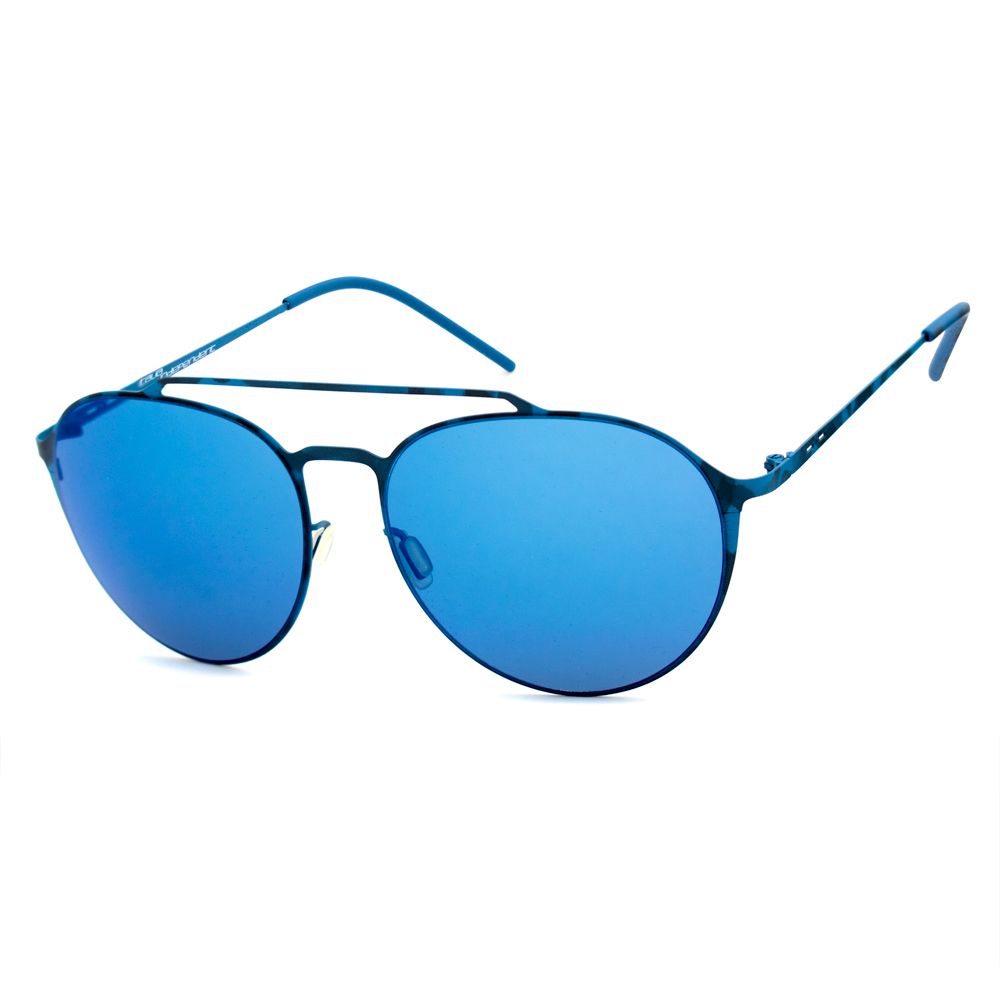 Italia Independent Women's Sunglasses – Blue Metal Frame