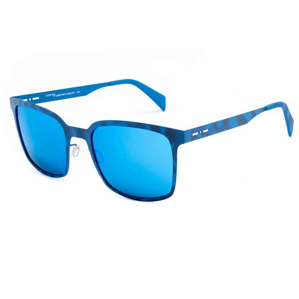 Italia Independent Men's Sunglasses – Blue Metal Frame, Mineral Lenses