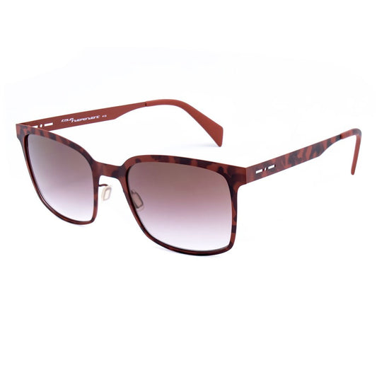 Italia Independent Brown Metal Sunglasses – 55mm Lens, Full UV Protection