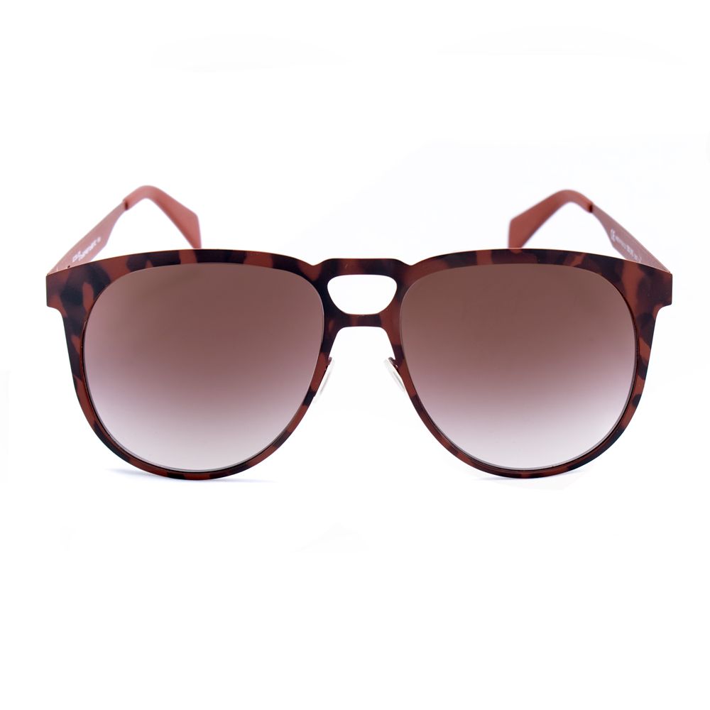 Italia Independent Men’s Sunglasses – Brown Metal Frame