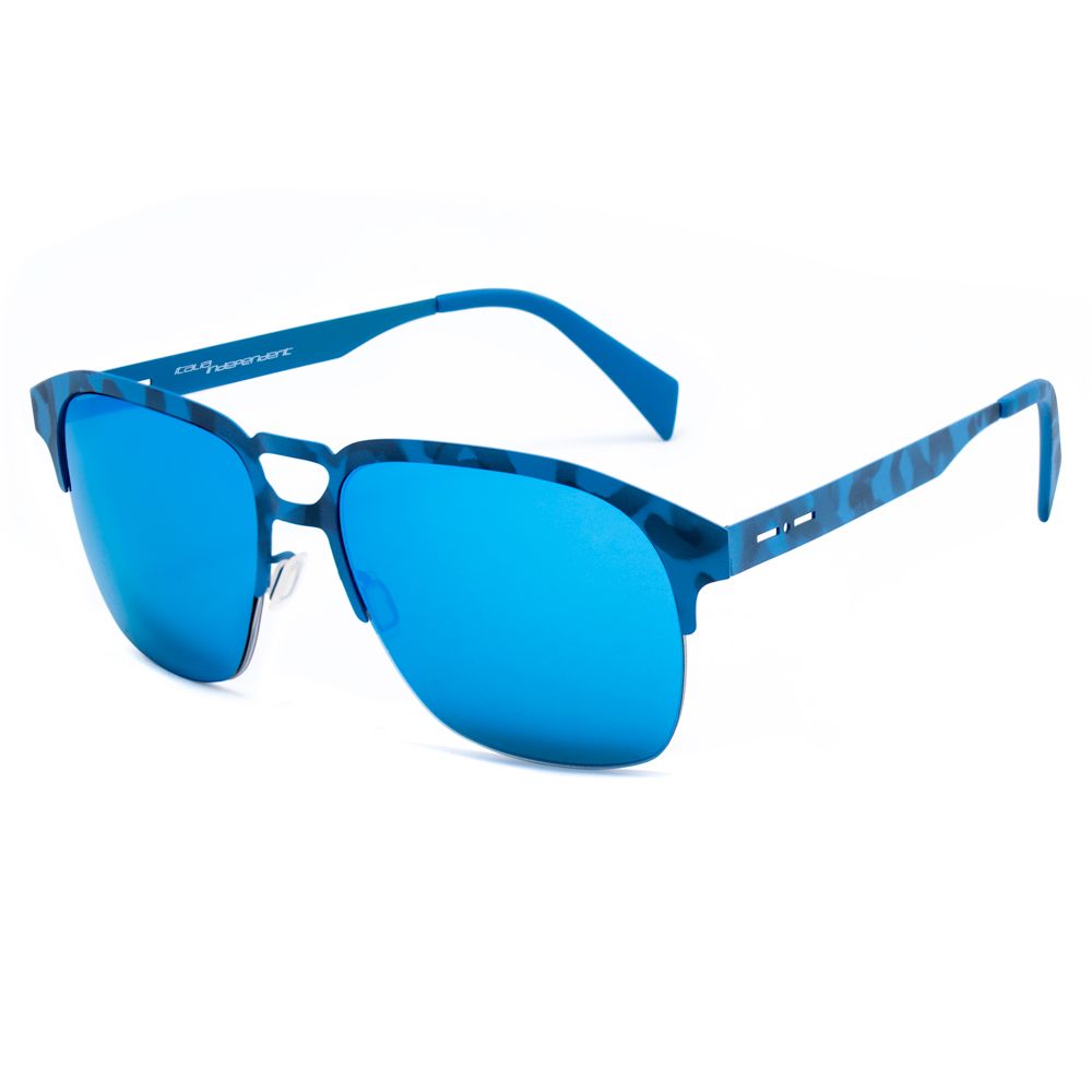 Italia Independent Men's Sunglasses – Blue Metal Frame