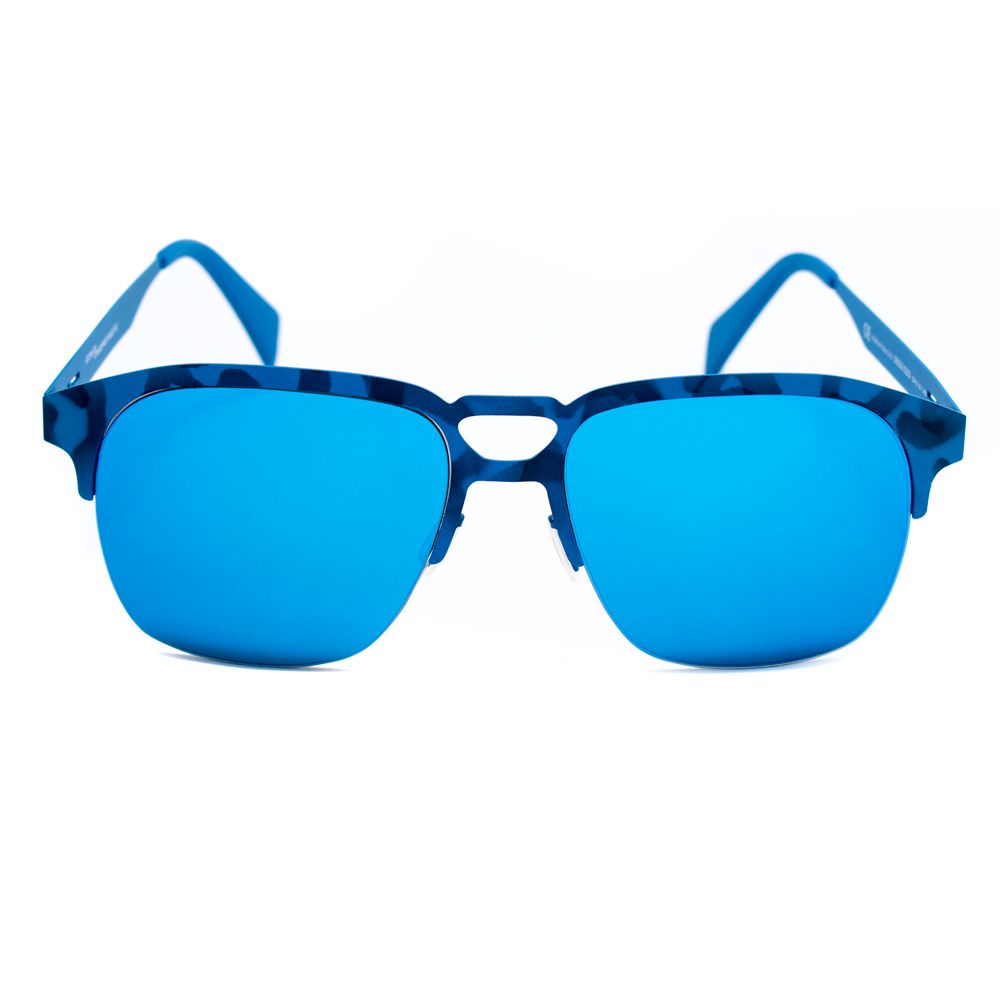 Italia Independent Men's Sunglasses – Blue Metal Frame