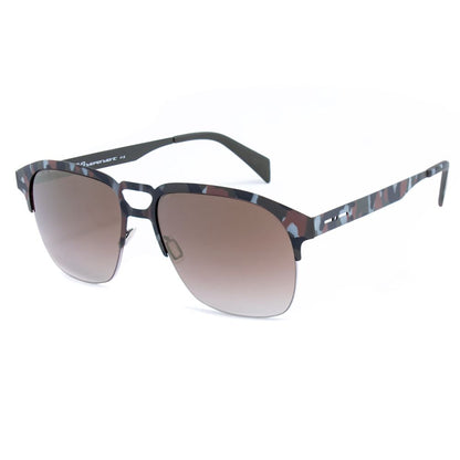 Italia Independent Men's Sunglasses – Grey Metal Frame