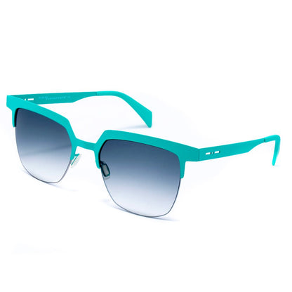 Italia Independent Unisex Sunglasses – Green Metal Frame