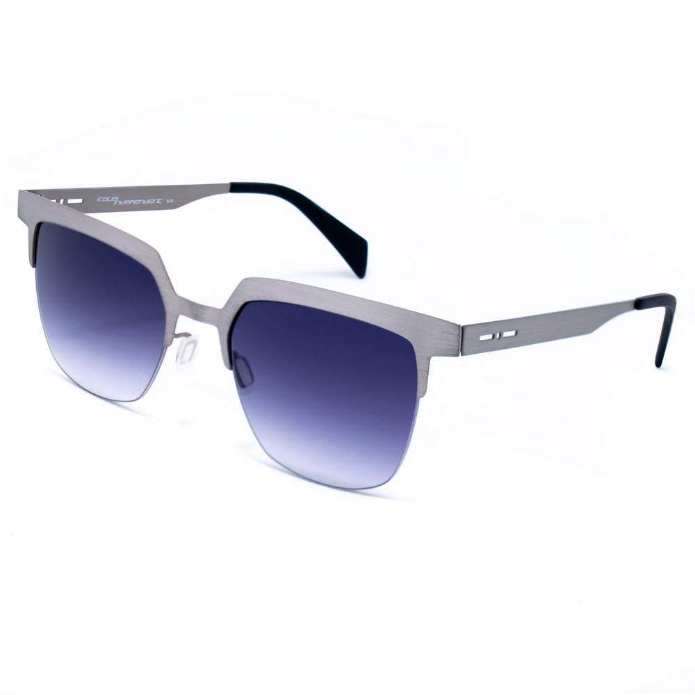 Italia Independent Unisex Sunglasses – Silver Metal Frame