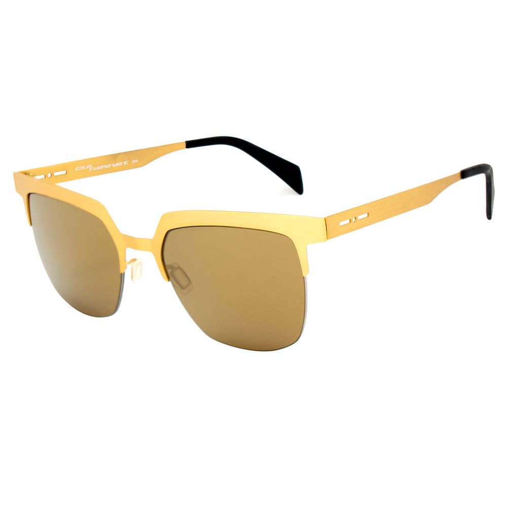 Italia Independent Unisex Gold Metal Sunglasses – Stylish Eye Protection