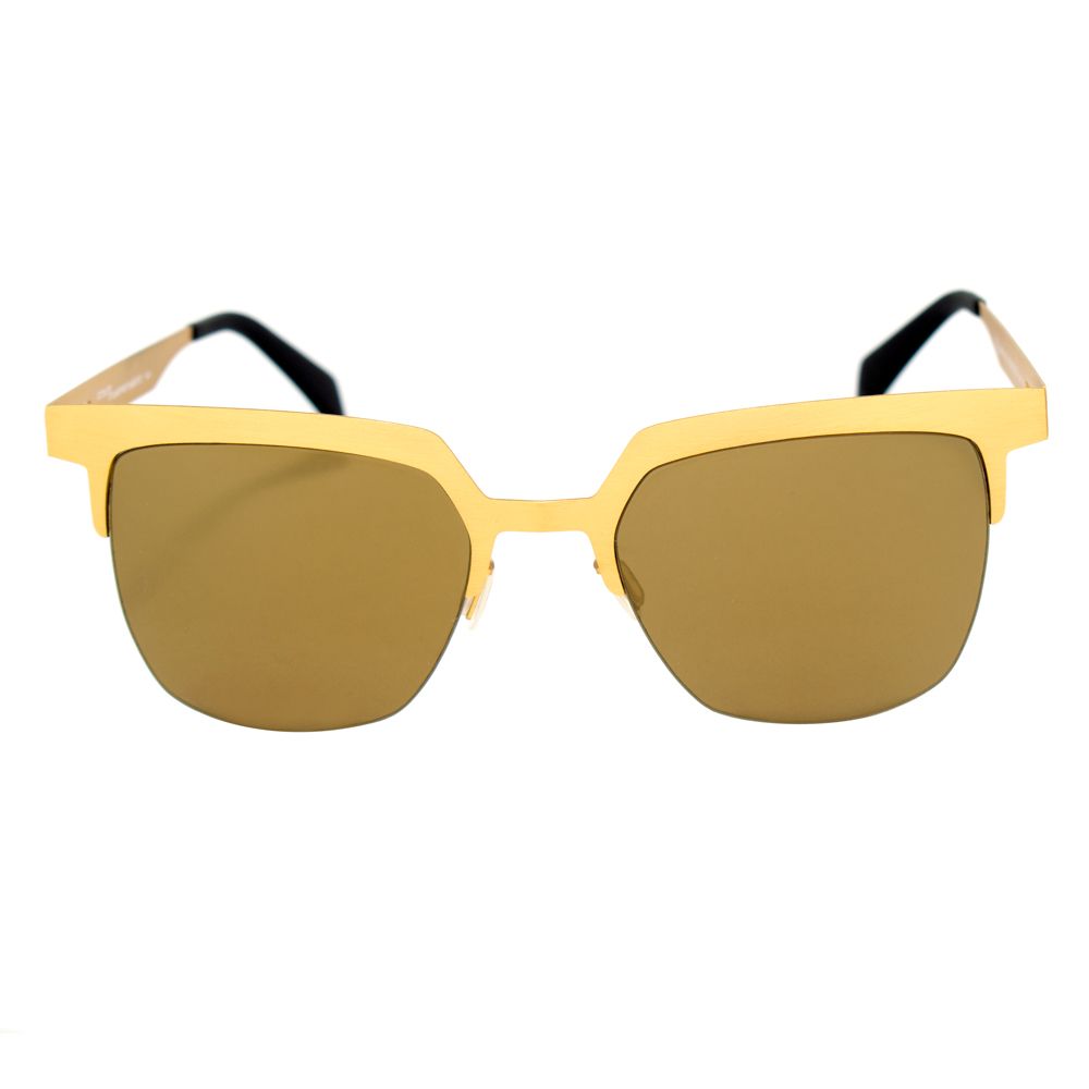 Italia Independent Unisex Gold Metal Sunglasses – Stylish Eye Protection