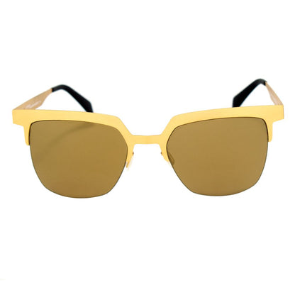 Italia Independent Unisex Gold Metal Sunglasses – Stylish Eye Protection