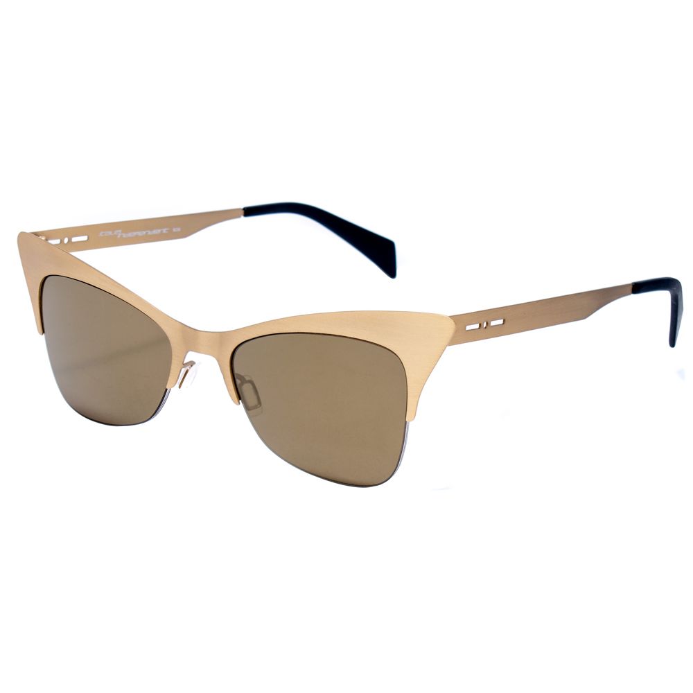 Italia Independent Women's Gold Metal Sunglasses – Stylish and Protective