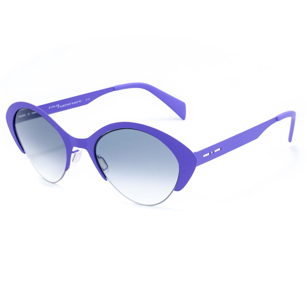 Italia Independent Women's Sunglasses – Purple Metal Frame