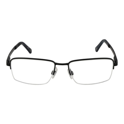 Land Rover Men's Black Optical Frames – Sleek Half-Rim Design