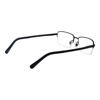 Land Rover Men's Black Optical Frames – Sleek Half-Rim Design
