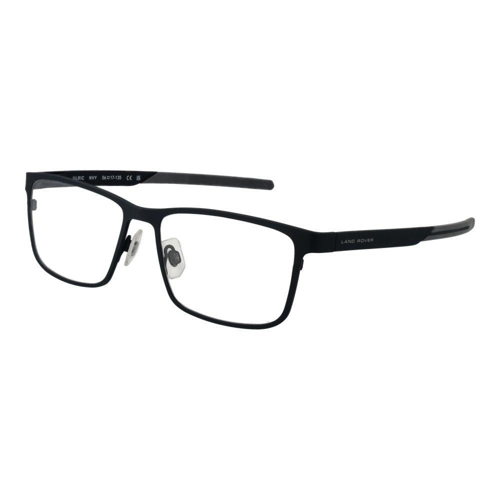 Land Rover Men’s Optical Glasses – Black Rectangle Frame, 56mm