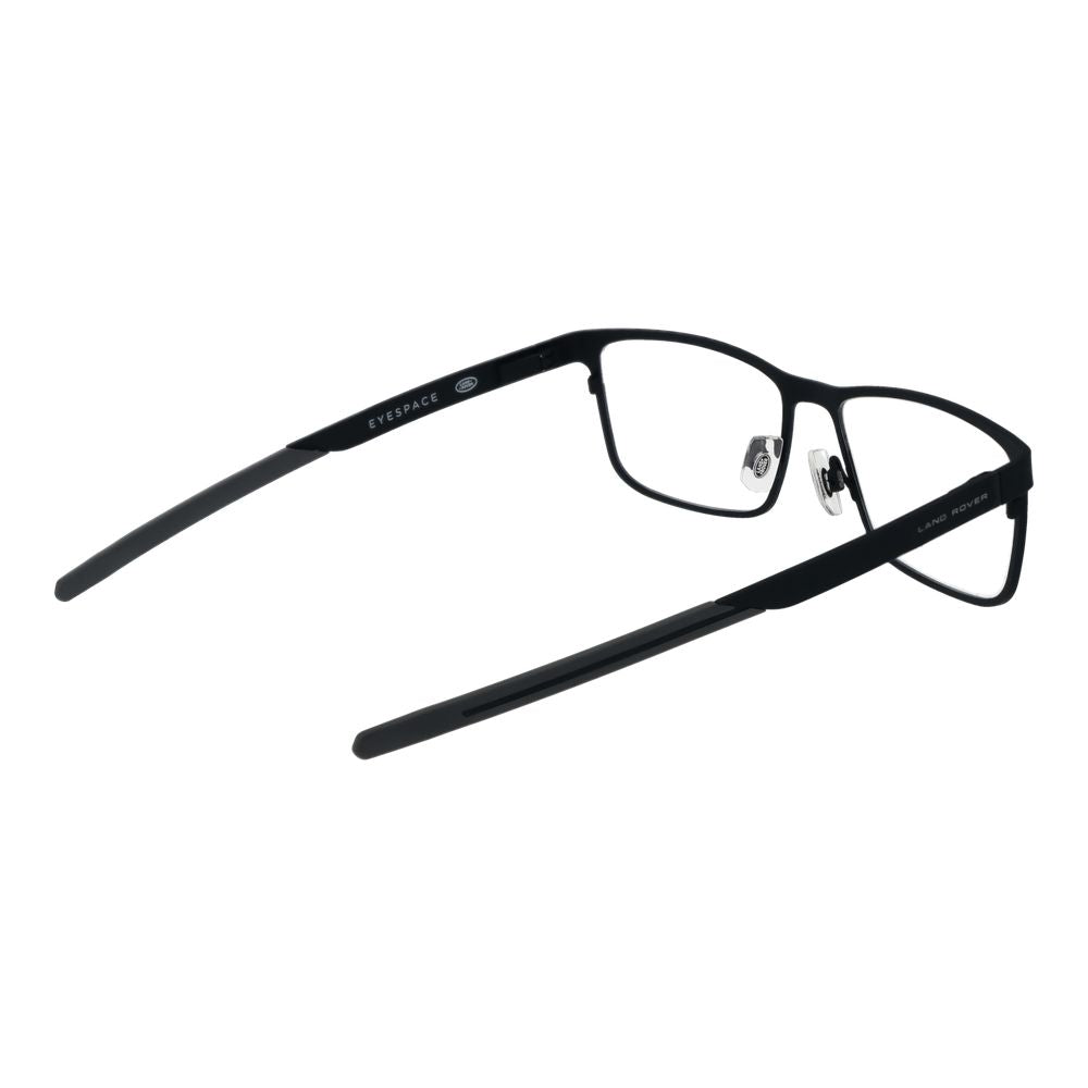 Land Rover Men’s Optical Glasses – Black Rectangle Frame, 56mm