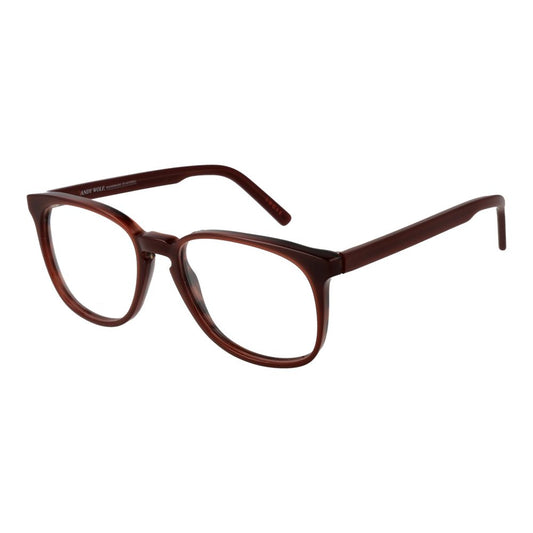 Andy Wolf Brown Unisex Optical Frames – Stylish Panto Design