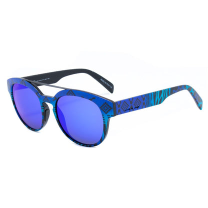 Italia Independent Unisex Blue Acetate Sunglasses