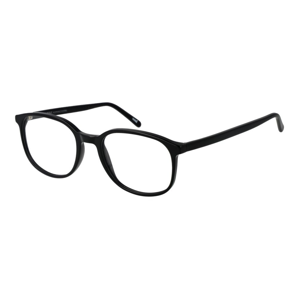 Andy Wolf Black Unisex Optical Frames – Stylish Oval Design, 54mm