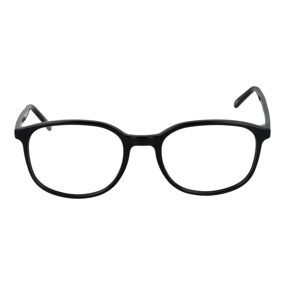 Andy Wolf Black Unisex Optical Frames – Stylish Oval Design, 54mm