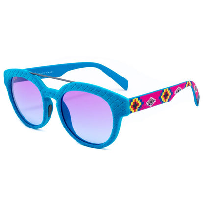 Italia Independent Unisex Blue Acetate Sunglasses