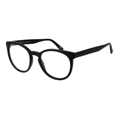 Andy Wolf Black Unisex Optical Frames – Panto Design, 52mm