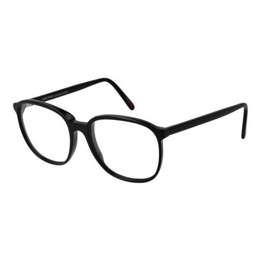 Andy Wolf Black Unisex Optical Frames – Square Full-Rim Design
