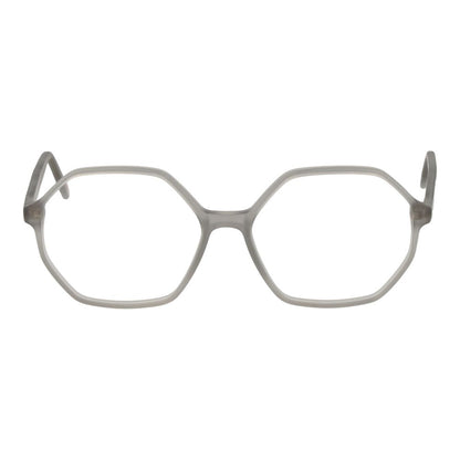 Andy Wolf Gray Unisex Optical Frames – Square Full-Rim, 56mm