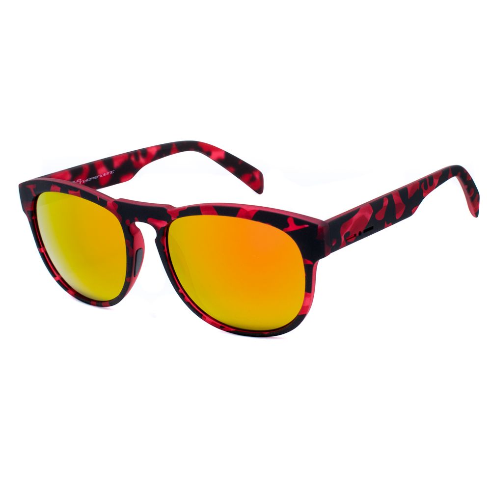 Italia Independent Red Acetate Sunglasses – Unisex Style with Full UV Protection