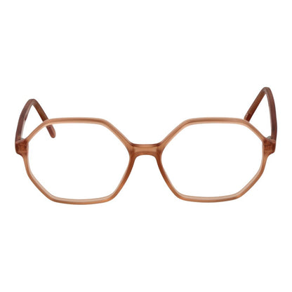 Andy Wolf Beige Unisex Optical Frames – Square Full-Rim Style