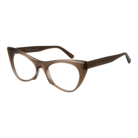 Andy Wolf Gray Unisex Optical Frames – Cat Eye Style, 53mm