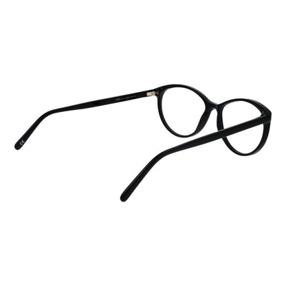 Andy Wolf Black Unisex Optical Frames – Oval Full-Rim Design