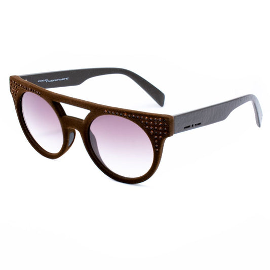 Italia Independent Women’s Sunglasses – Brown Acetate Frame