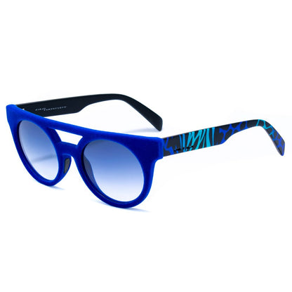 Italia Independent Blue Acetate Sunglasses – Unisex Frame, 50mm Lenses