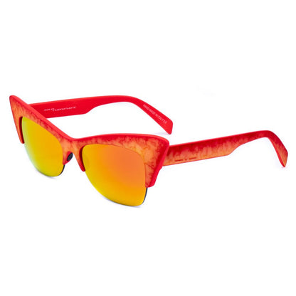 Italia Independent Women’s Sunglasses – Red Acetate Frame, Filter 2 Lenses