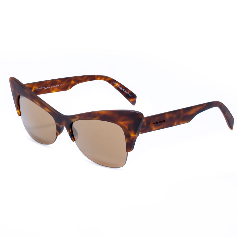 Italia Independent Women’s Sunglasses – Brown Acetate, Stylish Frame