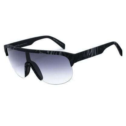 Italia Independent Black Acetate Sunglasses – Stylish Gradient Lenses