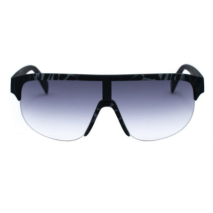 Italia Independent Black Acetate Sunglasses – Stylish Gradient Lenses