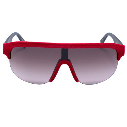 Italia Independent Unisex Sunglasses – Red Acetate Frame, Gradient Lenses