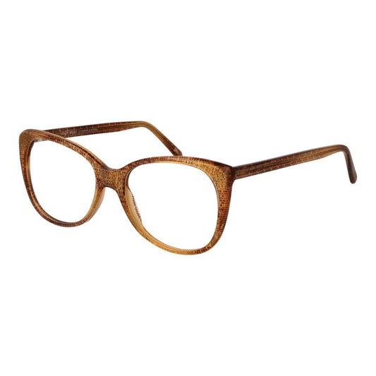 Andy Wolf Unisex Optical Frames – Honey Cat Eye Design, 55mm