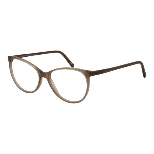 Andy Wolf Beige Unisex Optical Frames – Cat Eye Design