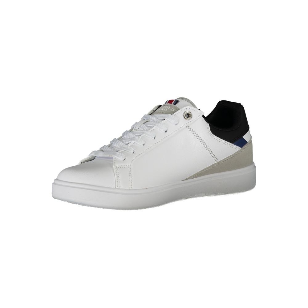 U.S. Polo Assn. White Polyester Sneaker